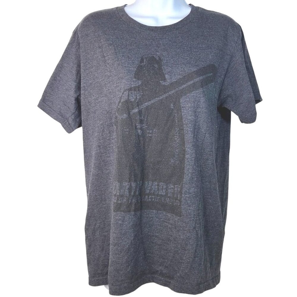 Star Wars Darth Vader Graphic T-Shirt Size XL Heather Gray Mens Unisex